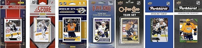 C&ampI Collectables NHL Nashville Predators PREDATORS717TS Men's Sports Related Trading Cards Brown One Size