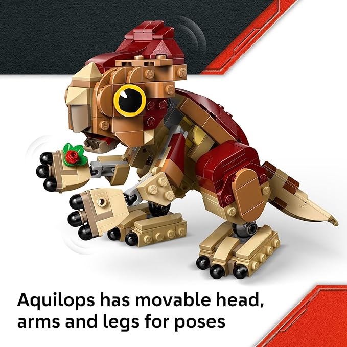 LEGO Jurassic World Baby Dinosaur Dolores: Aquilops Kids Toy - Educational and Learning Toy for Girls &amp Boys Ages 7+ - Pretend Play Gift Idea for Birthdays - 76970