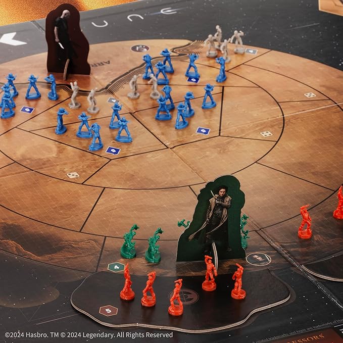 Risk: Dune Strategy Board Game for Dune Fans War Game Based on the Dune Movie Franchise Official Dune Merchandise &amp Collectible Ages 10 &amp Up 2 or 4 Players 60+ Minutes Play Time