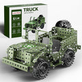 Lucky Doug STEM Building Projects Model Truck Set - Building Toys for Kids Ages 8-12 Assembly Science Army Toys for Boys 8 9 10 11 Years Old
