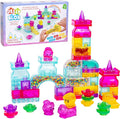 Jelly Blox Classic Castle Set | Includes 45 Pieces | Toddler &amp Preschool Building Blocks Kids Can Squeeze Stretch Squish | MESH ACCREDITED | Safety Tested &amp Ouch-Free | Sensory Play Toy for