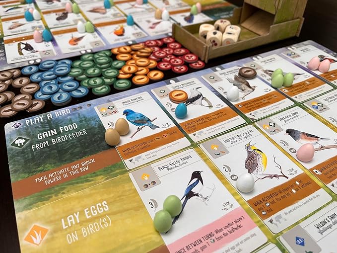Stonemaier Games: Wingspan (Base Game) by Elizabeth Hargrave | A Relaxing Award-Winning Strategy Board Game About Collecting Birds for Adults and Family | 1-5 Players 70 Mins