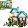 LEGO Creator 3 in 1 Cozy House Building Toys - Toy Figures &amp Pretend Play Playsets for Boys &amp Girls Ages 8+ - 3 Building Options - Gift for Birthdays - 31139