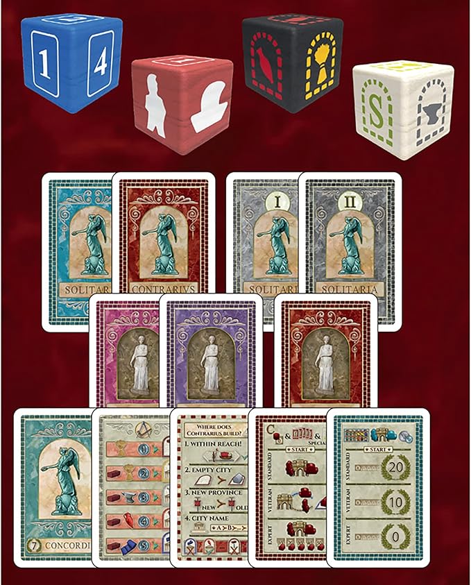 Rio Grande Games Concordia Solitaria Expansion: Solo &amp 2-Player Board Game Strategy