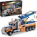 LEGO Technic Heavy-Duty Tow Truck 42128 with Crane Toy Model Building Set Engineering for Kids Series
