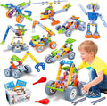 10 in 1 STEM Toys for 4 5 6 7 8+ Year Old Boy Girl Birthday Gifts Building Toys for Kids Ages 4-8 5-7 6-8 Educational Learning Stem Activities for Boys 3-5 4-6 8-10 Creative Games Easter Idea Gift