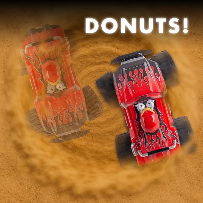 NKOK RC Sonic Racing CrossWorlds Monster Truck Knuckles Ready-to-Run 2.4GHz Remote Control Turbo Boost Wheelie &amp Donut Action All-Terrain Off-Road Ages 6+ Fun Gift for Kids Toy Award Winn