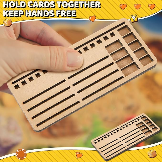 4 Pcs Game Piece Holders Compatible with Catan Board Game Card Tray Organizer