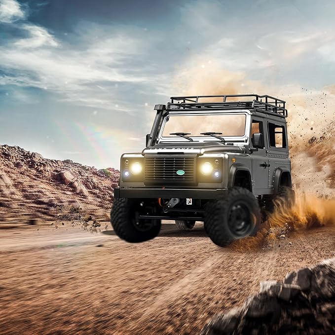 MN 99s RC Cars Jeep 1/12 RC Crawler 2.4G RC Jeep RC Rock Crawler RC Truck 4x4 RC Car with 3pcs Upgraded 1300mah Battery for Adults 4WD Hobby RTR RC Drift Car Gifts
