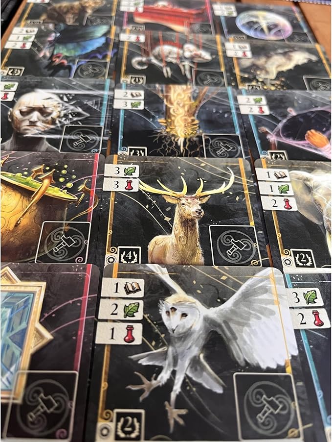 Evenfall - Strategy Board Game Engine-Builder Card Game Boundaries of Reality &amp Supernatural Dissolve Ages 14+ 1-4 Players 60+ Minutes