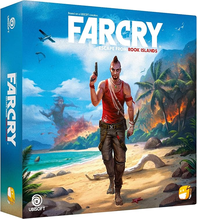 Far Cry Cooperative Combat Strategy Board Game - Escape from Rook Islands with Solo &amp Multiplayer Scenarios Ages 14+ 1-4 Players