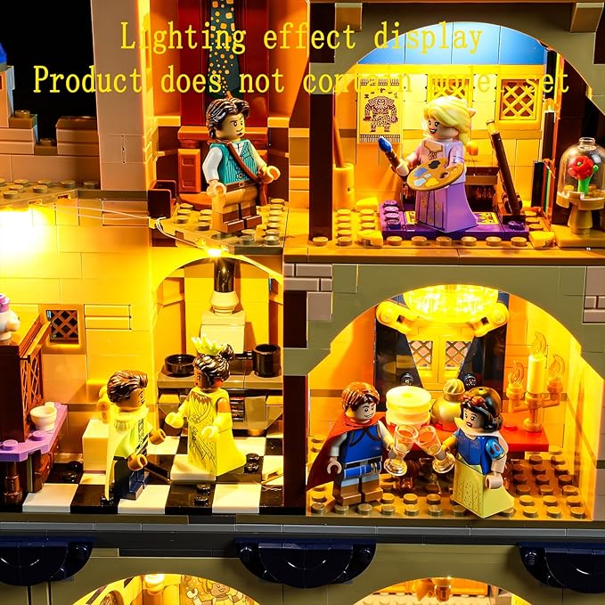 2023 Version LED Light Kit Compatible with Lego 2023 Disney Castle 43222 (Model Set Not Included)