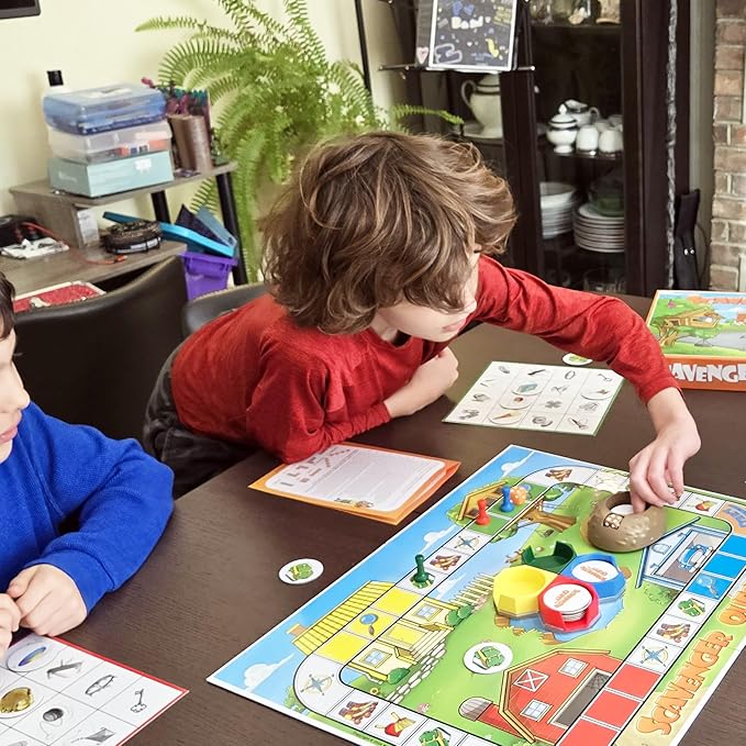 Scavenger Quest Board Game Fun for Kids and Adults 2-4 Players Ages 5+ Skill-Building &amp Educational Family-Friendly Outdoor Themed Seek-and-Find Game.