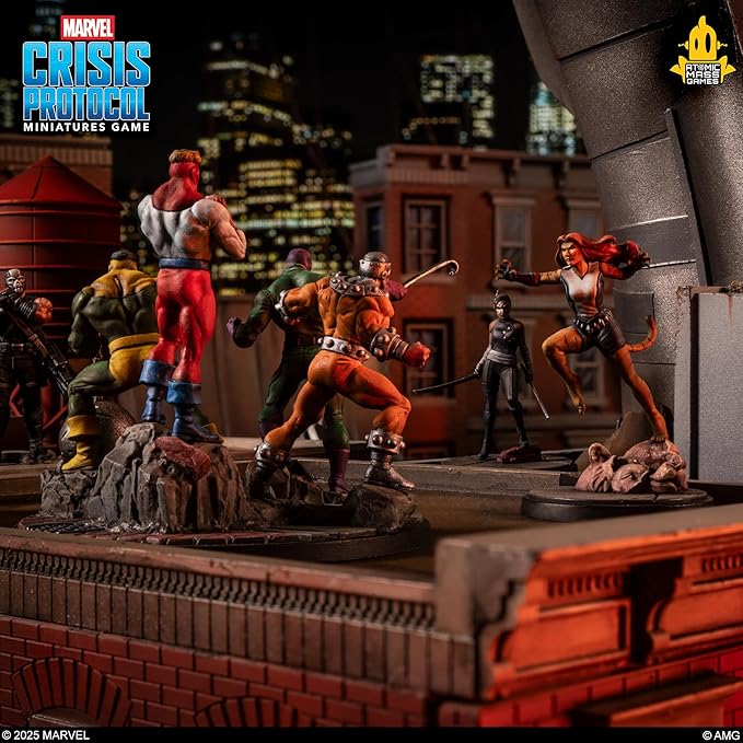 Asmodee Marvel: Crisis Protocol Echo Ronin &amp Tigra Character Pack - Agile Martial Artists &amp Mystical Fighter Tabletop Superhero Game Ages 14+ 2 Players 90 Min Playtime