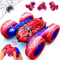 Spider RC Cars Remote Control Car Double Sided 360°Flip 4WD Rechargeable RC Drift CarToys for 3-12 Year Old BoysToys for Ages 5-7 Toys for Ages 8-13 Christmas Basket Stuffers (Red)