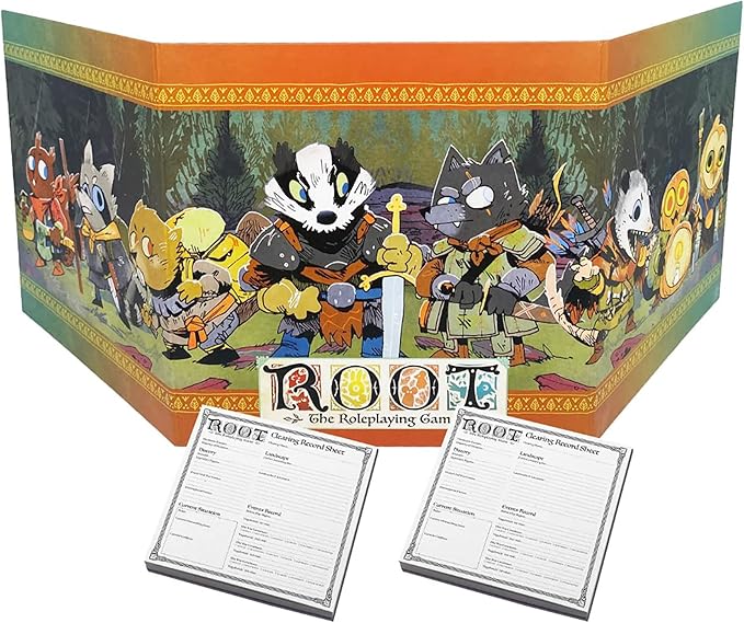 Magpie Games Root The Roleplaying Game: GM Screen &amp Campaign Notepads – Gamemaster Accessory Pack