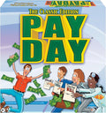 The Game of Pay Day with Popular 1970's Artwork by Winning Moves Games USA Where Players Make and Spend Money for Fun for 2-4 Players Ages 8+