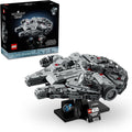 LEGO Star Wars Millennium Falcon A New Hope 25th Anniversary Collectable Model - DIY Building Sets for Adults Men &amp Women Ages 18+ - Comes with Display Stand - Star Wars Gift - 75375