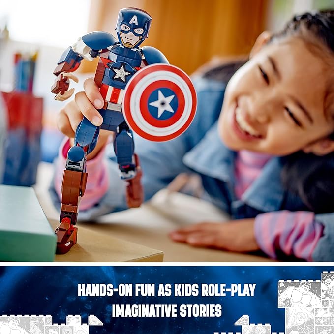 Captain America Construction Figure