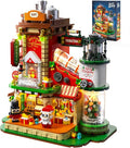 Christmas Factory Building Blocks Set 2775PCS Light-Up DIY Holiday House Construction Toy for Adults Teens Boys &amp Girls Collectible Christmas Village Display Model Holiday Décor &amp Gift Id