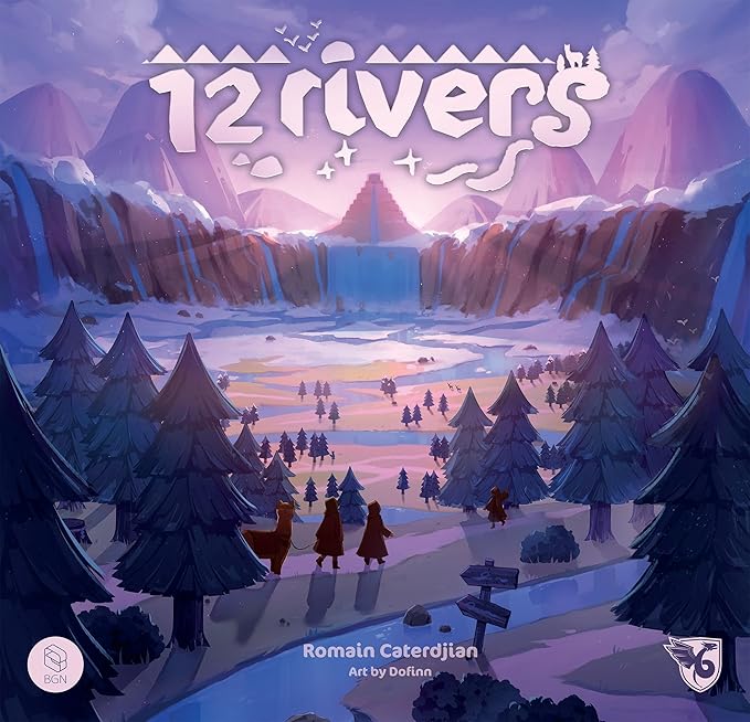 12 Rivers by Good Games Publishin | Tactical Resource Management Worker Placement &amp Area Control Game for Families and Gamers | 1–4 Players | Ages 10+ | 2 to 4 Players