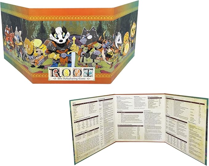 Magpie Games Root The Roleplaying Game: GM Screen &amp Campaign Notepads – Gamemaster Accessory Pack