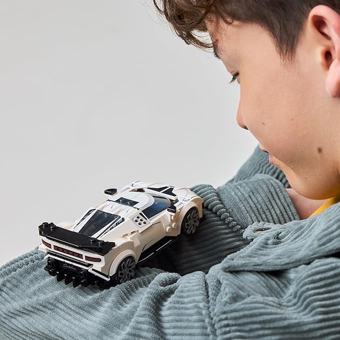 LEGO Speed Champions Bugatti Centodieci Hyper Sports Car Toy - Model Kit &amp Pretend Play Toy for Boys &amp Girls Ages 9+ - Italian Model Car Kit for Racing Fans - Gift Idea for Birthdays - 77240