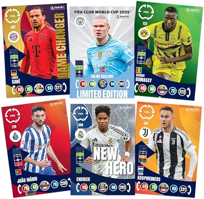 Panini Adrenalyn XL FIFA Club World Cup 2025 Trading Cards in Classic Tin