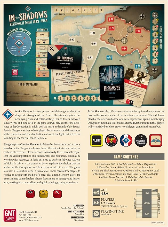 GMT Games in The Shadows