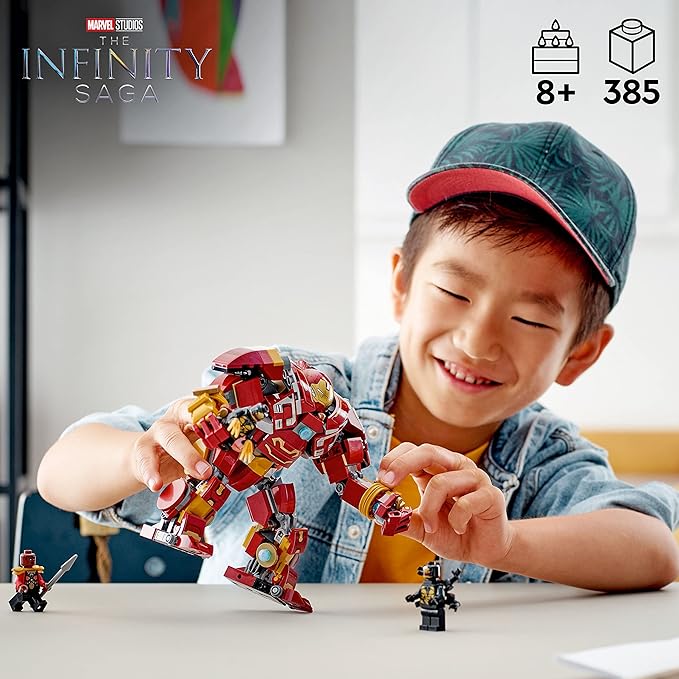 LEGO Marvel The Hulkbuster: The Battle of Wakanda 76247 Action Figure Buildable Toy with Hulk Bruce Banner Minifigure Avengers: Infinity War Set for Kids