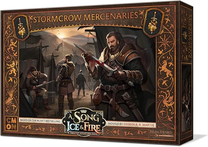 A Song of Ice and Fire Tabletop Miniatures Stormcrow Mercenaries Unit Box | Strategy Game for Teens and Adults | Ages 14+ | 2+ Players | Average Playtime 45-60 Minutes | Made by CMON