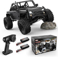 HYPER GO H12Y 1/12 Brushless 4X4 RC Rock Crawlers for Adults Metal Case Waterproof 4WD Off-Road RC Rock Trucks with Portal Axles All Terrain RC Cars with 2 Battery