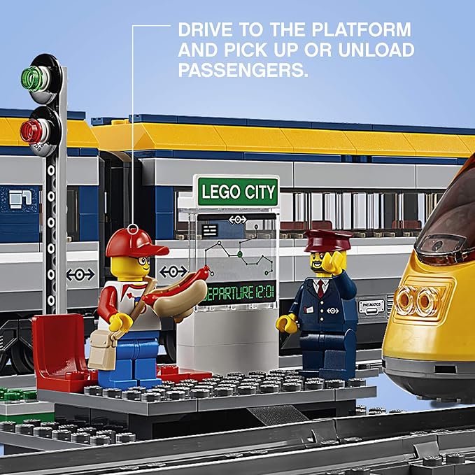 LEGO City Passenger Train 60197 Building Kit (677 Pieces)