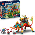 LEGO DREAMZzz Mateo’s Fire Chameleon Building Toy - Pretend Play Set for Kids Ages 7+ - Storytelling Toy for Boys &amp Girls - 2 Construction Modes for Pretend Play - Gift Idea for Birthdays - 71492