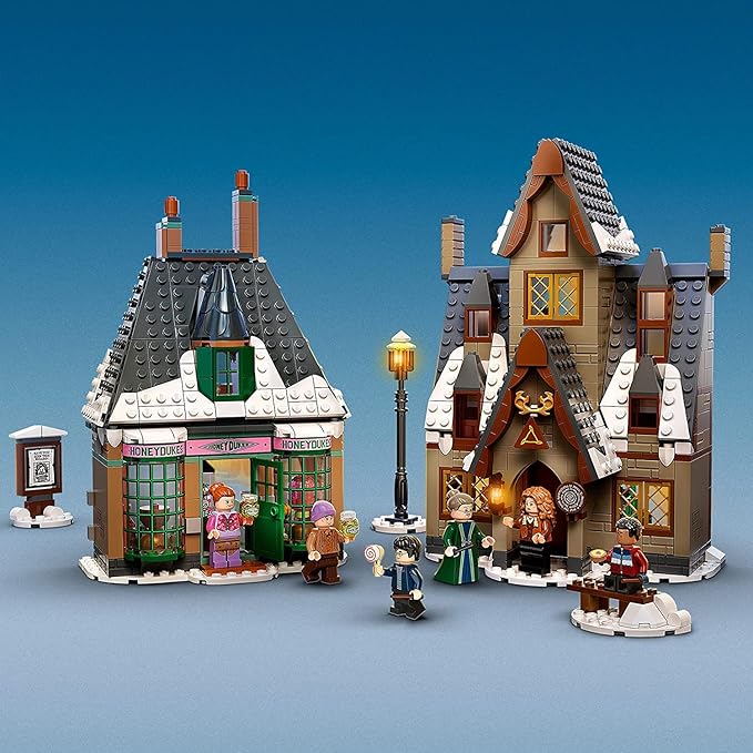 LEGO Harry Potter Hogsmeade Village Visit Building Toy 76388 20th Anniversary Harry Potter Set Birthday Gift Idea for Kids Girls Boys Age 8+ Years Old with Collectible Golden Ron Weasley Minifigure