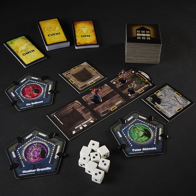 Hasbro Gaming Avalon Hill Betrayal at The House on The Hill Second Edition Cooperative Board Game Ages 12 and Up 3-6 Players 50 Chilling Scenarios