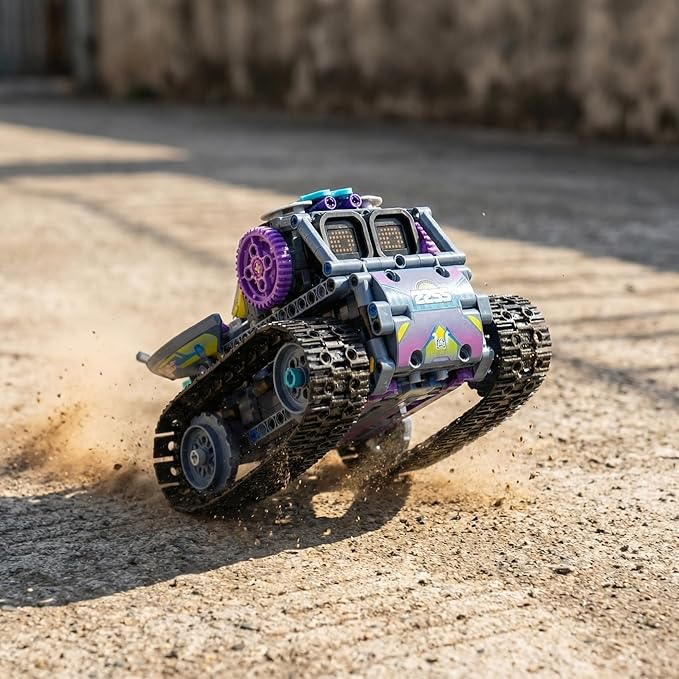 STEM Toys for Boys Ages 8-12 3 in 1 Robotics Kit with Smart Control Educational Erector Set to Build Robot Bulldozer or Truck 519 ABS Pieces USB Rechargeable