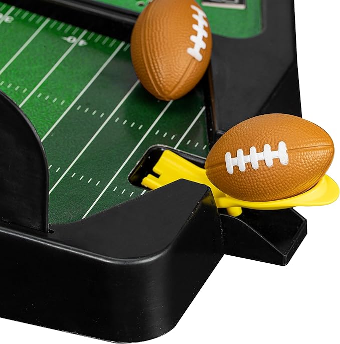 Franklin Sports Mini Football Field Goal Tabletop Game - Flying Field Goal Mini Football for Kids + Adults - Fun Indoor Sports Table Game for All Ages - Tabletop Toy