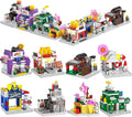 8 Packs Mini City Shop Street View Building Blocks KitMOC Construction Creative Educational Kit with Hair Salon &amp Café StoreGirls Boys Dream Toy SetChristmas Birthday Party Favors for Kids