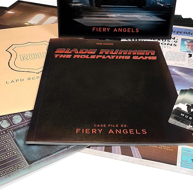 Free League Publishing Blade Runner RPG Case File 02: Fiery Angels Roleplaying Game Boxed Set