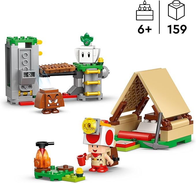 Lego 72040 Super Mario Captain Toad Camping Toy Toy Birthday Present Block Educational Boys Girls Children 6 Years 7 Years 8 Years 9 Years Mario Goods Game