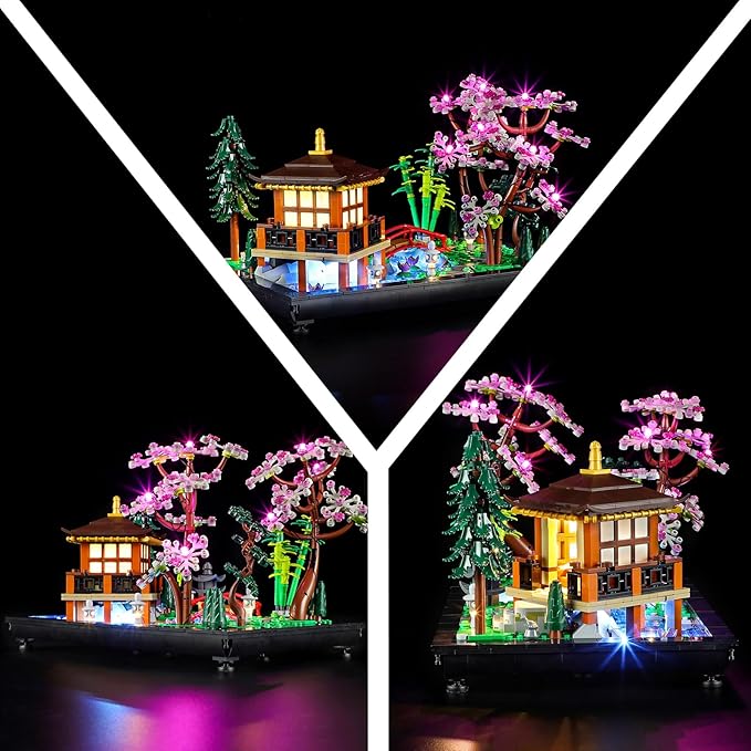 LED Light Kit for Lego 10315 Icons Tranquil Garden Set Compatible with Lego 10315 Building Blocks Model(Not Include Blocks Set)