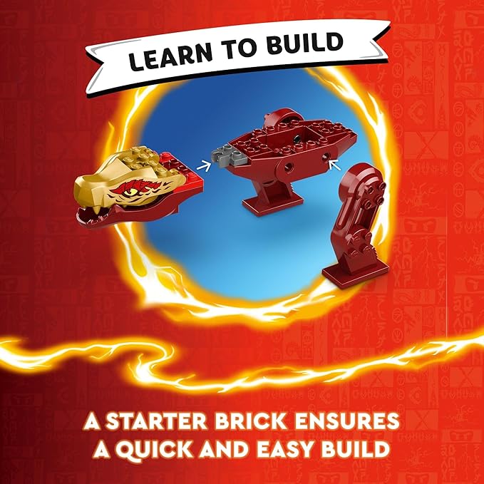 LEGO NINJAGO Kai’s Source Dragon Battle Adventure Playset with Buildable Model and 4 Posable Ninja Action Figures Toddler Ninja Toy Ninja Gift Idea for Kids Boys and Girls Ages 4 and Up 71815