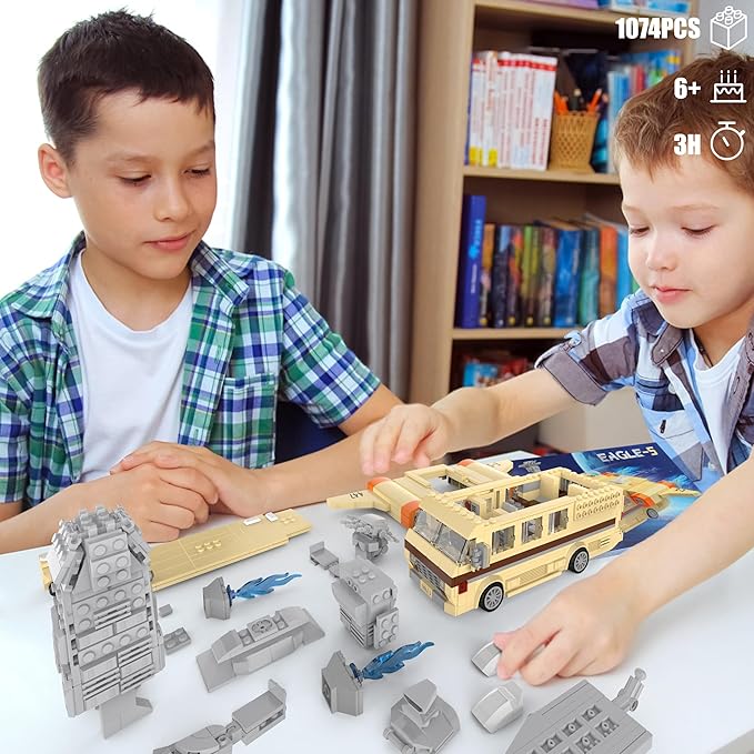 Mega Maid Spaceballs Eagle 5 Creative Building Kit for AdultKidsDesktop Building Set Toy Compatible with LegoChristmas Bithday Gift(1068PCS)
