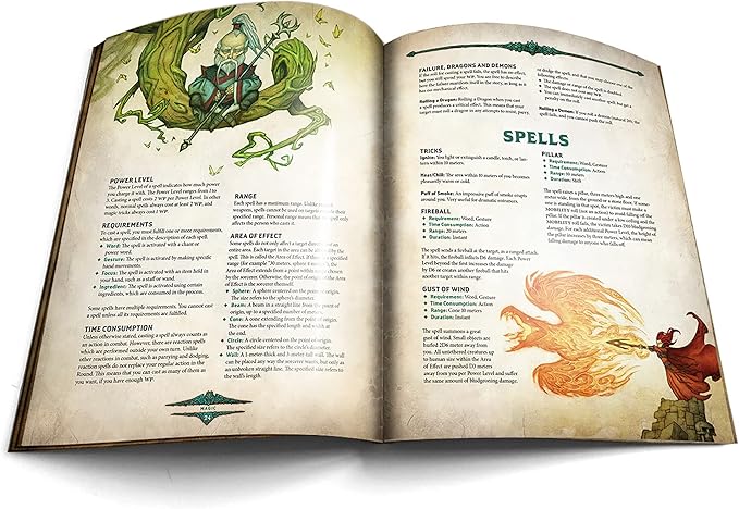 Free League Publishing Dragonbane: Mirth &amp Mayhem Roleplaying Game Core Set Includes Dice Rulebook Adventures Map and More RPG Tabletop Board Game for Adults Family Teens 13+