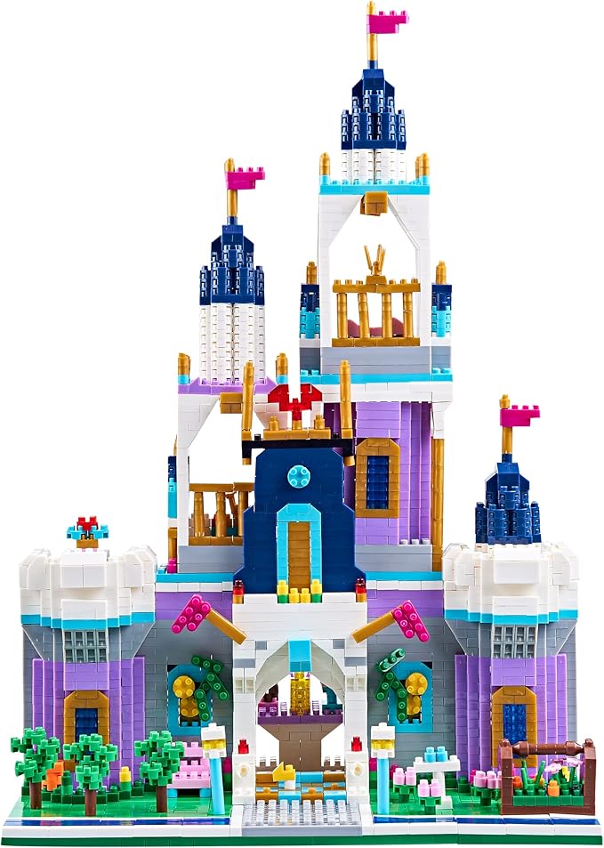 Architecture Micro Blocks Building Castle Sets2800+ PCS Mini Bricks Building Blocks for Adults and TeensDream Castle