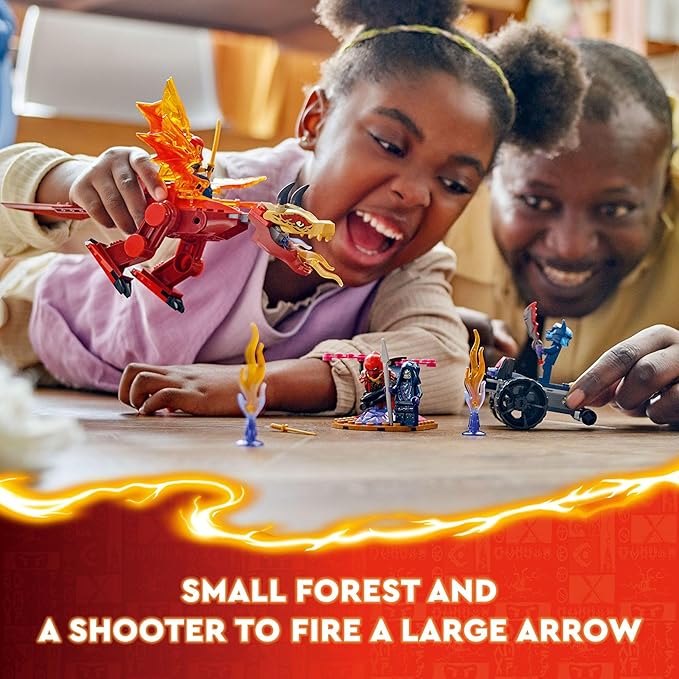 LEGO NINJAGO Kai’s Source Dragon Battle Adventure Playset with Buildable Model and 4 Posable Ninja Action Figures Toddler Ninja Toy Ninja Gift Idea for Kids Boys and Girls Ages 4 and Up 71815