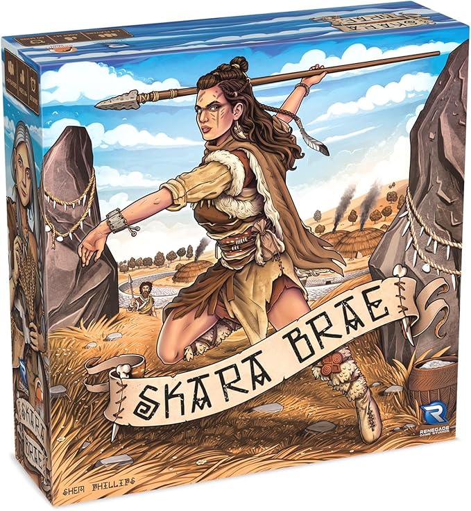 Renegade Game Studios Skara Brae Board Game Resource Management Strategy Develop Village Ages 13+ 1-4 Players