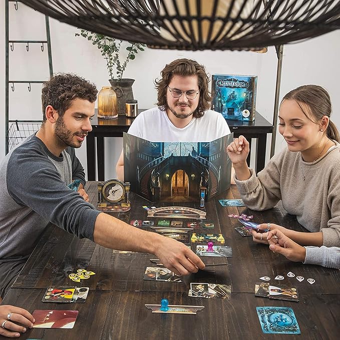 Asmodee Mysterium Secrets &amp Lies Board Game EXPANSION - Unravel New Mysteries Cooperative Family Fun for Kids &amp Adults Ages 10+ 2-7 Players 42 Minute Playtime