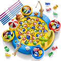 66 PCS Magnetic Fishing Game for Kids Toddlers 3-5 Board Game for Kids 4-6 1-8 Players Fishing Toys for Boys 3 4 5 6 7 8 Year Old with 360° Rotation Ideas Birthday Gifts for 3 4 5 6 7 8 Year Old